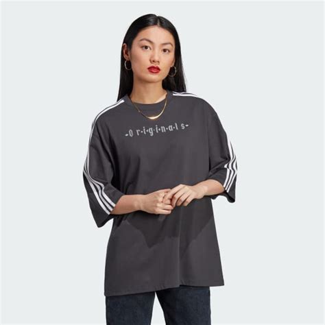 adidas oberteile damen oversize|Amazon.com: Oversized Adidas T Shirts For Women.